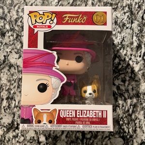 Queen Elizabeth II w/ Corgi - Royals #1 Funko Pop